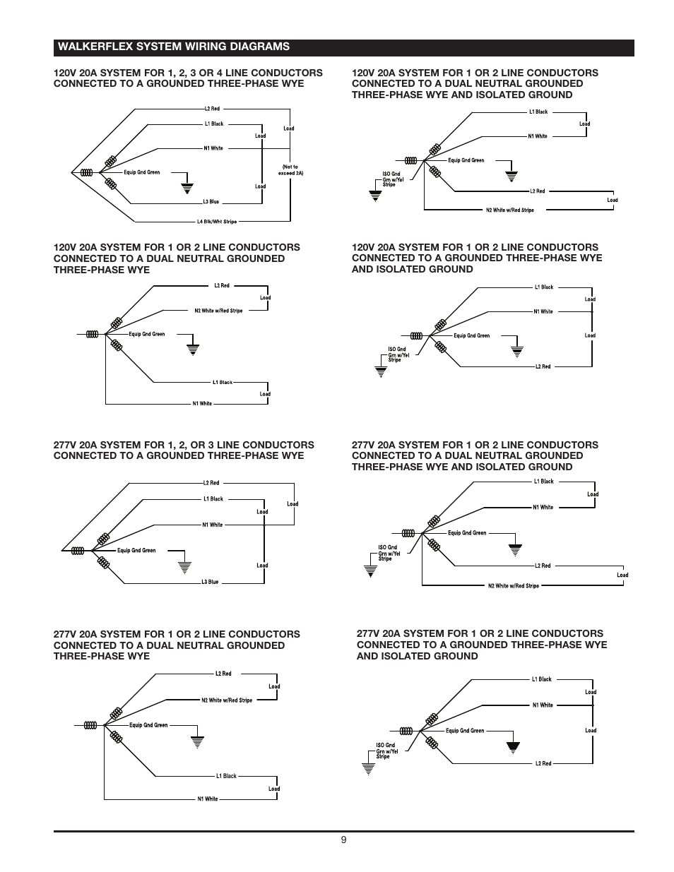 Legrand Convia Enabled Walkerflex System User Manual | Page 9 / 12