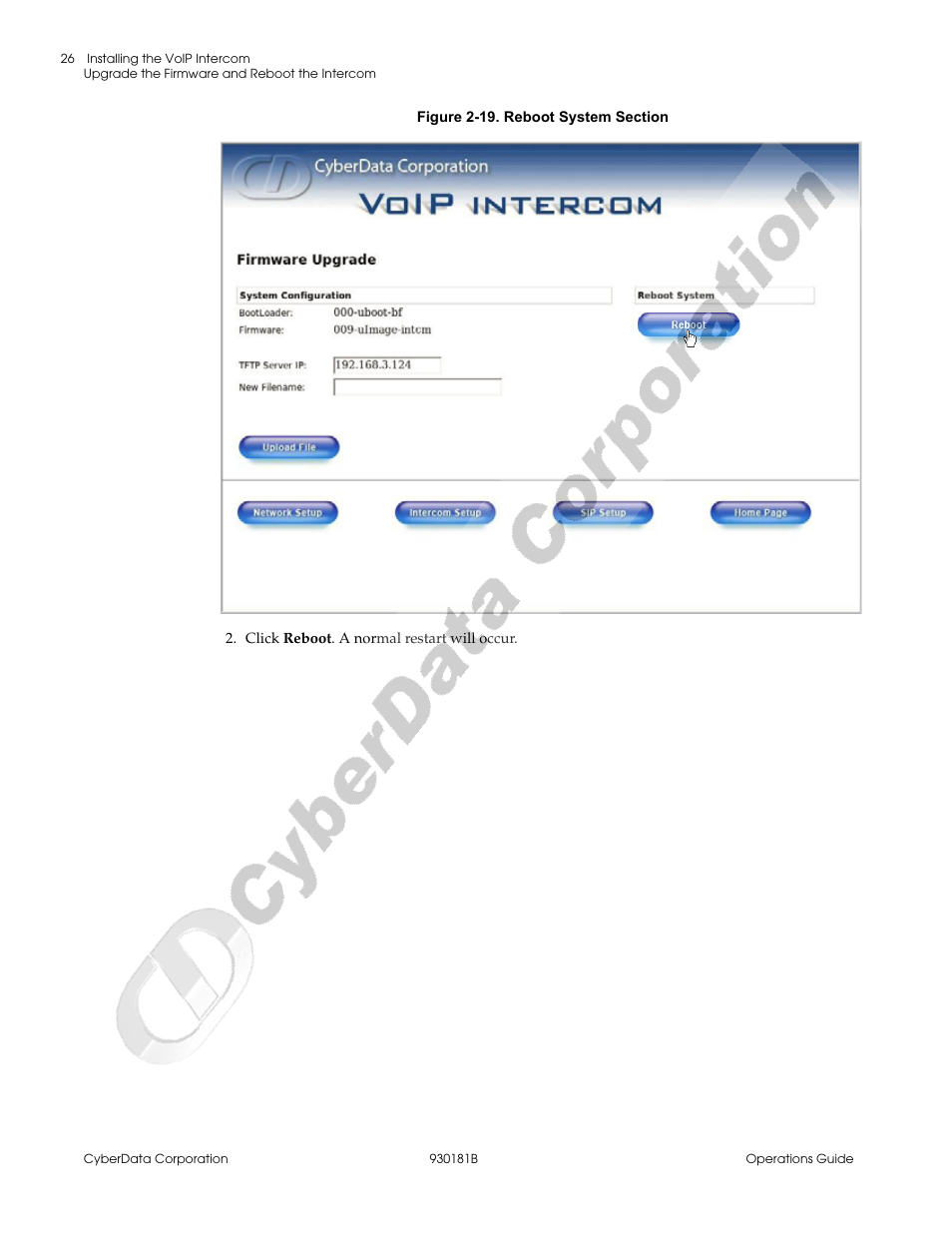 Figure 2-19 | CyberData VoIP Intercom User Manual | Page 34 / 48