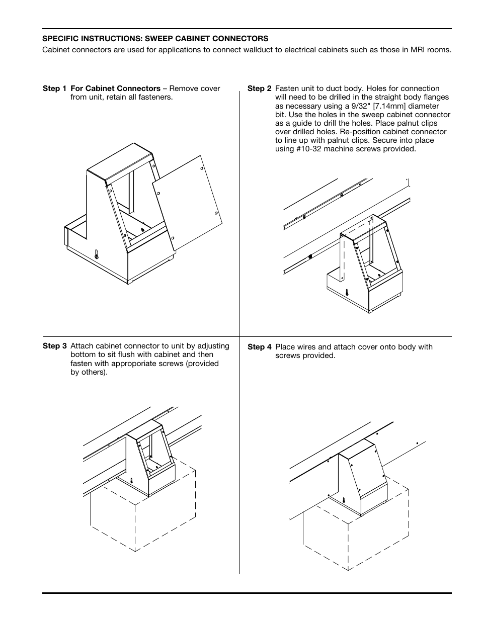 Legrand Wallduct Medical Raceway System Bodies User Manual | Page 7 / 12