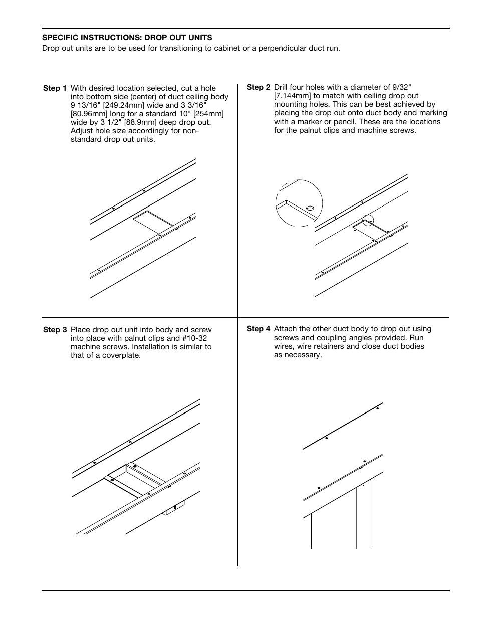 Legrand Wallduct Medical Raceway System Bodies User Manual | Page 9 / 12