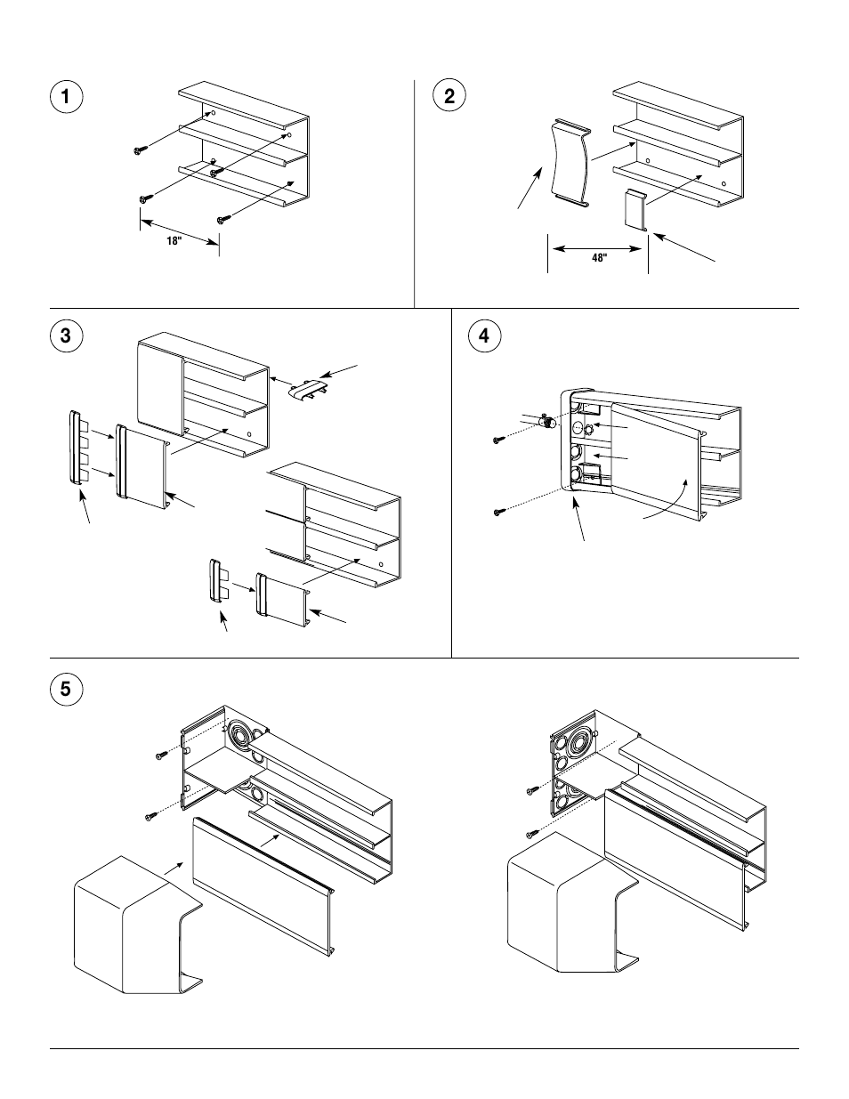 Legrand 5400 Series Large Capacity Raceway User Manual | Page 2 / 6