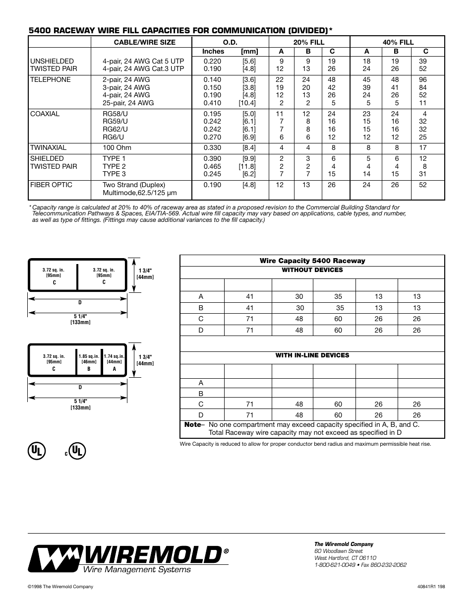 Legrand 5400 Series Large Capacity Raceway User Manual | Page 6 / 6