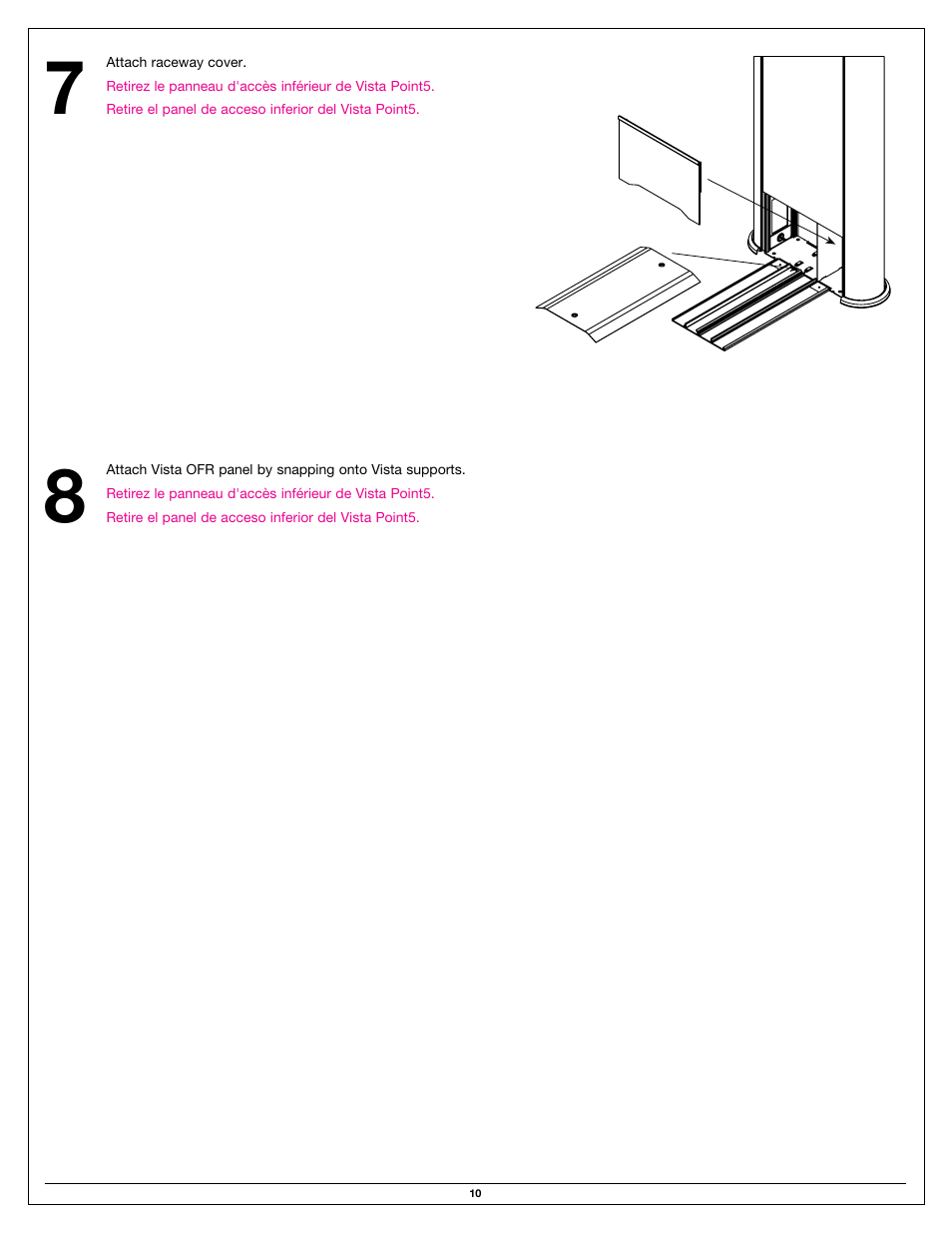 Legrand OFR Series Overfloor Raceway Transition Fittings User Manual | Page 10 / 12