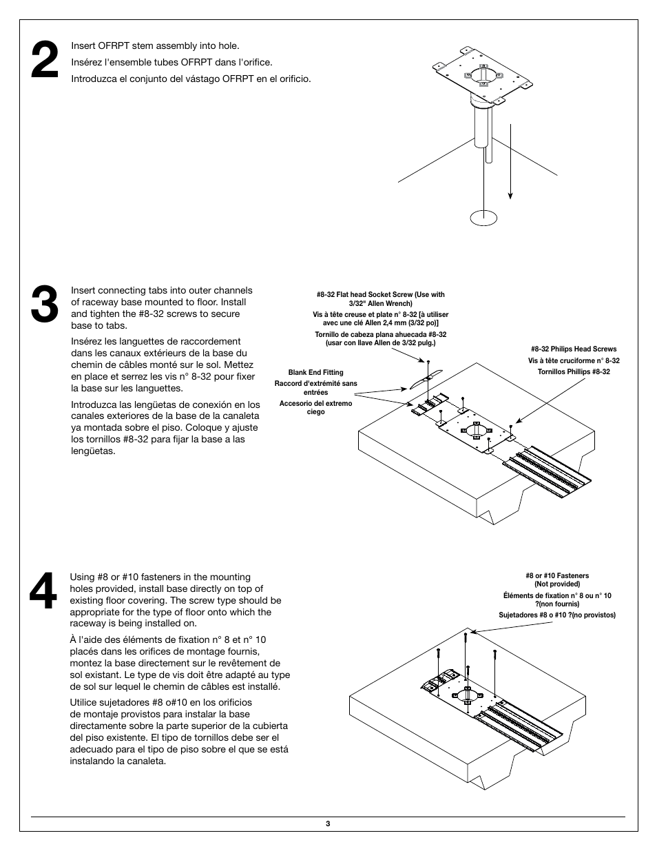 Legrand OFRPT3 User Manual | Page 3 / 8