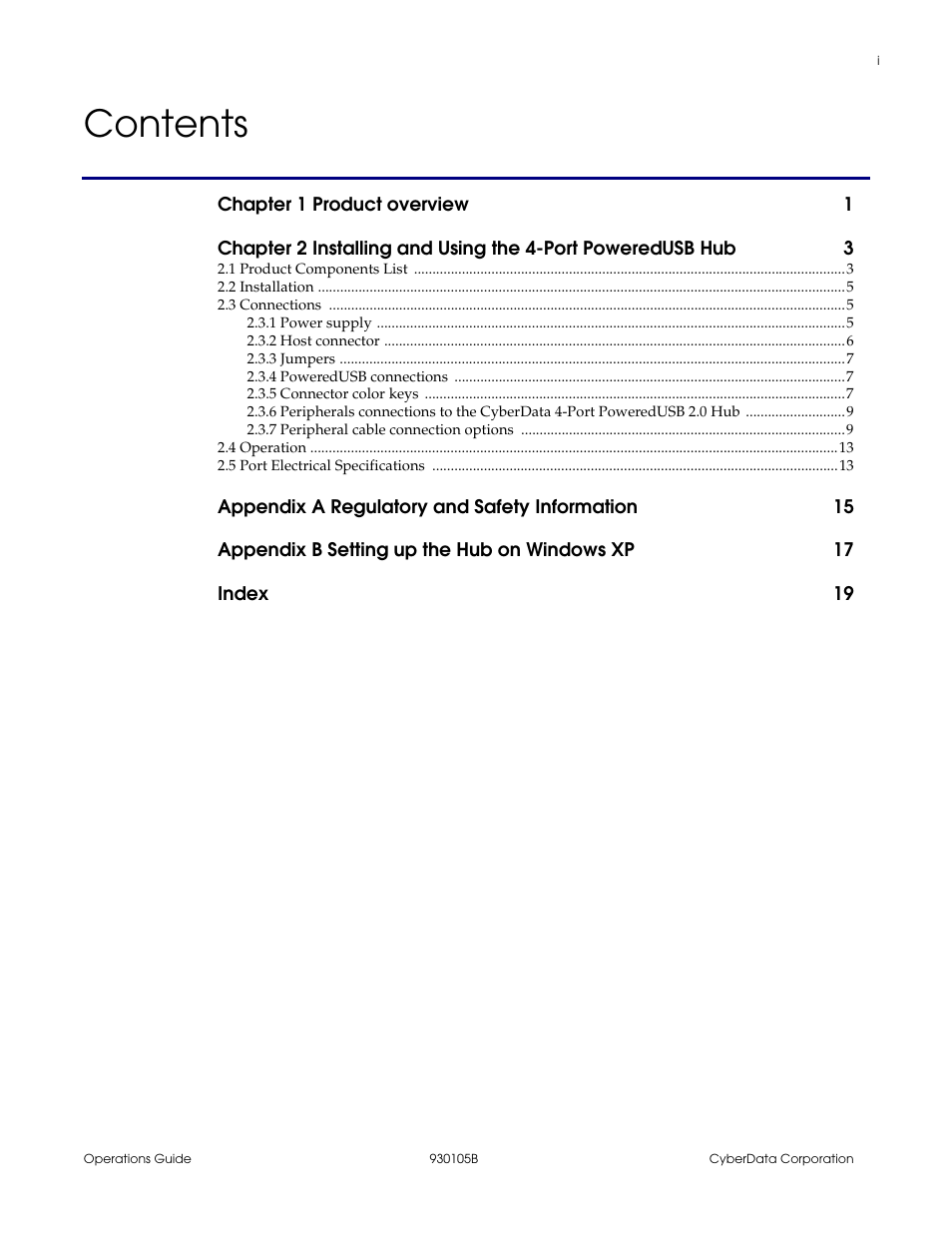 CyberData 10845 User Manual | Page 3 / 24