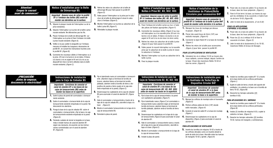 Legrand V500 User Manual | Page 2 / 2