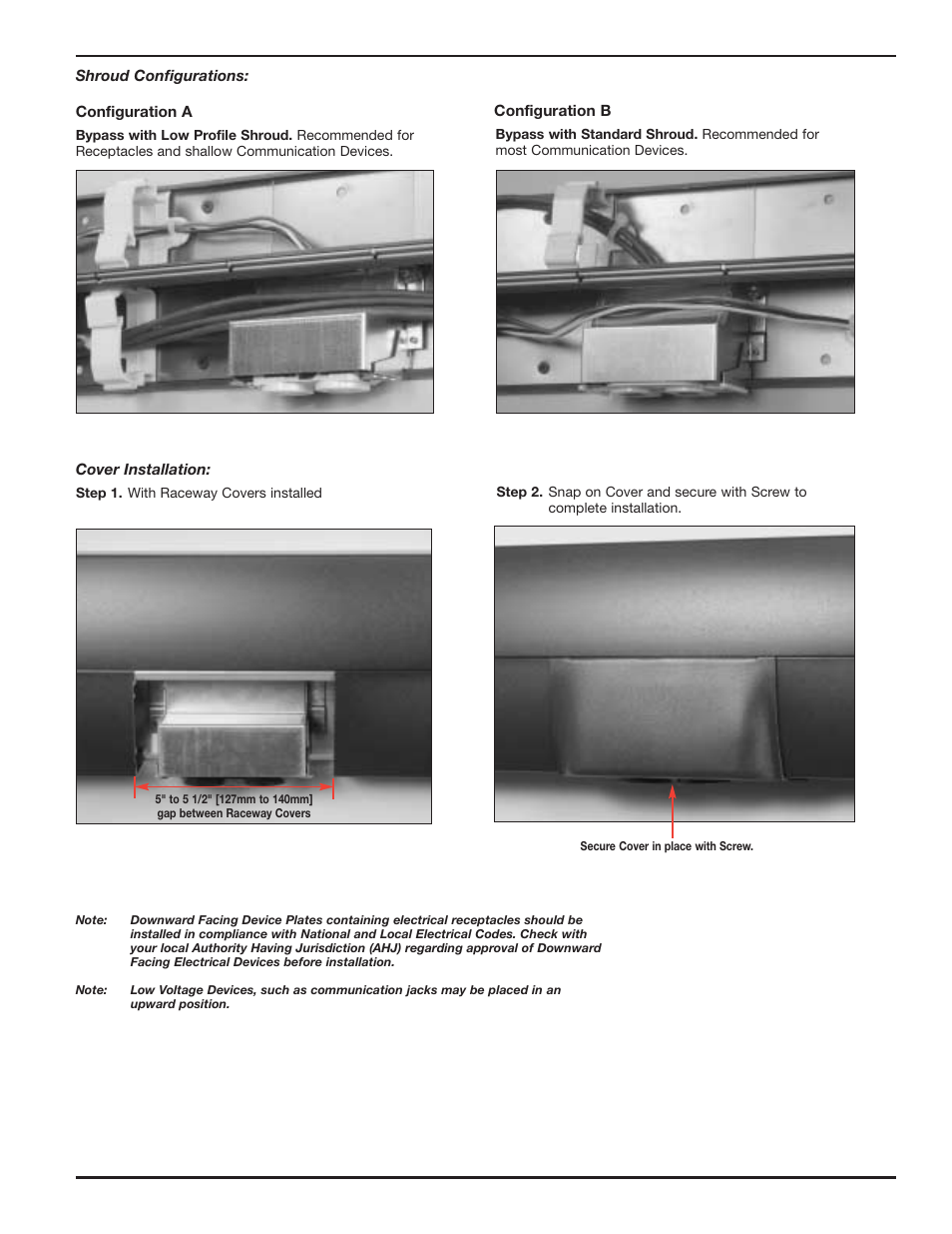 Legrand DS4000 Downward Facing Activation Plates User Manual | Page 3 / 4