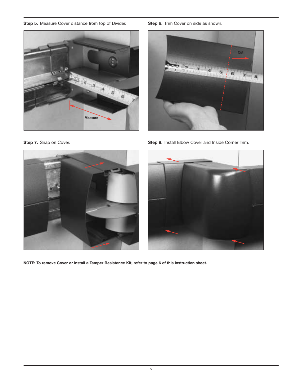 Legrand DS4000 Obstacle Avoidance User Manual | Page 5 / 8