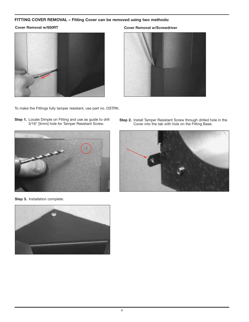 Legrand DS4000 Obstacle Avoidance User Manual | Page 6 / 8