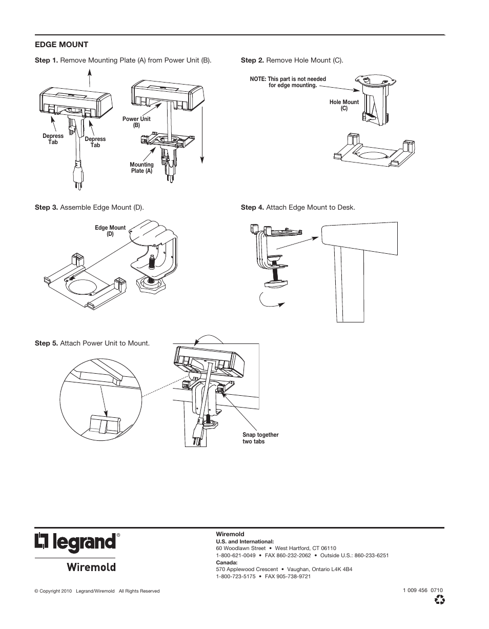 Legrand WSR320-S User Manual | Page 2 / 2