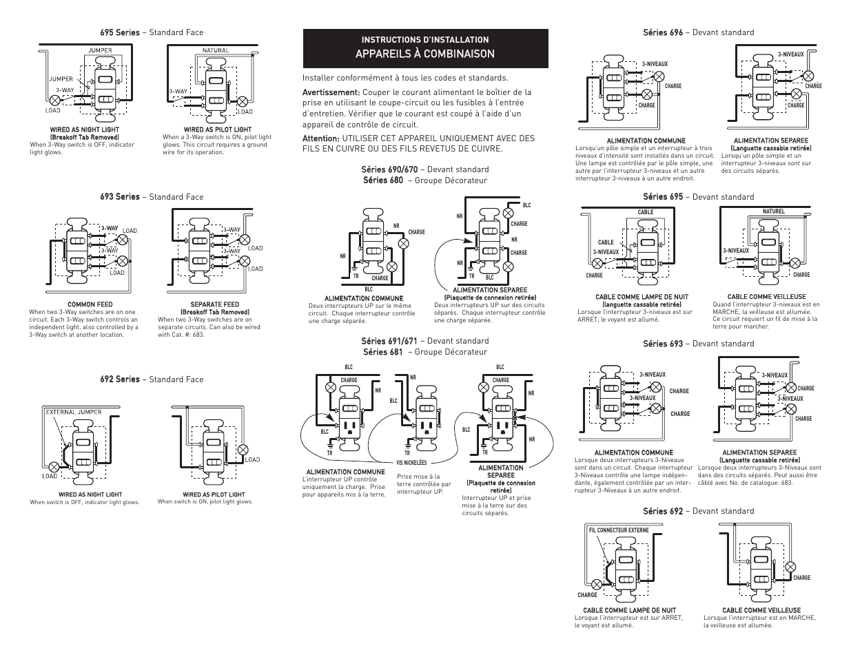 Legrand 691W User Manual | Page 2 / 2