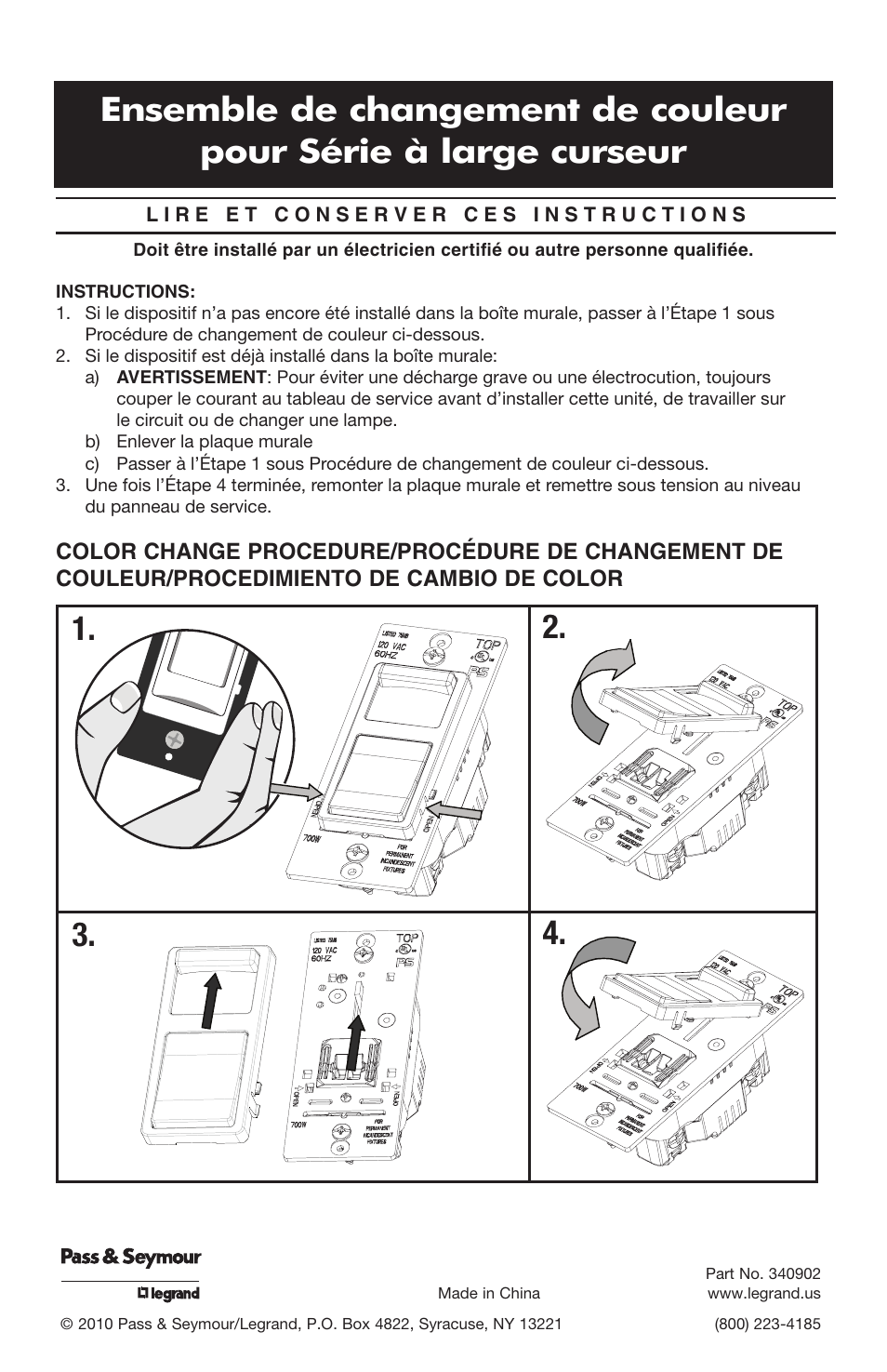 Legrand WSKITPBK User Manual | Page 2 / 2