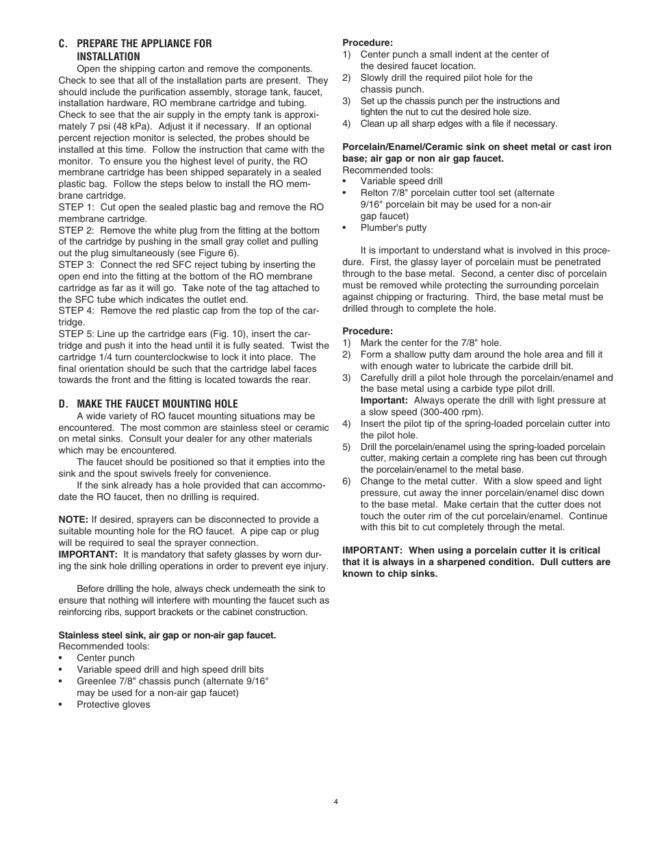 Cuno SQC Series User Manual | Page 5 / 17