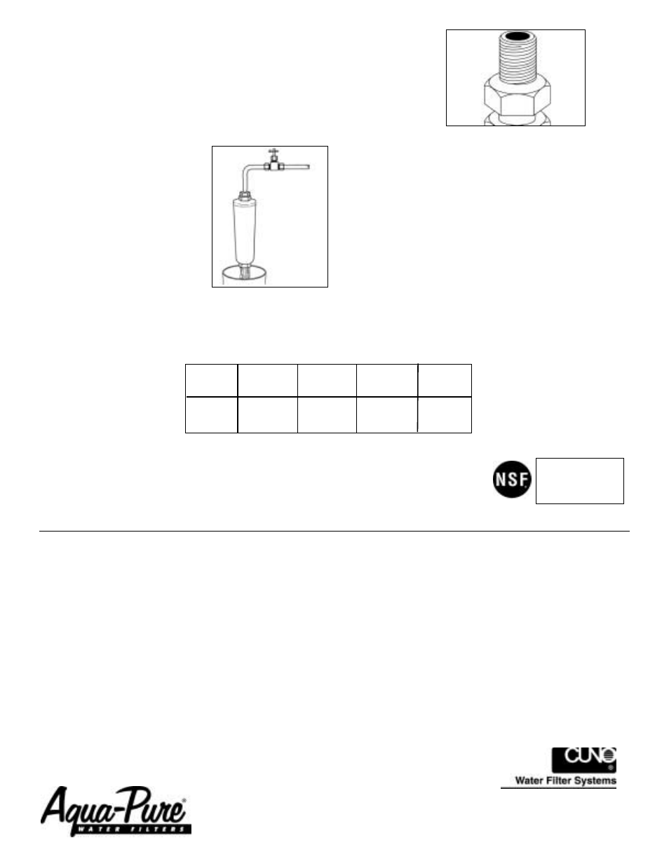 Specifications, Limited one-year warranty | Cuno AP717 User Manual | Page 2 / 2