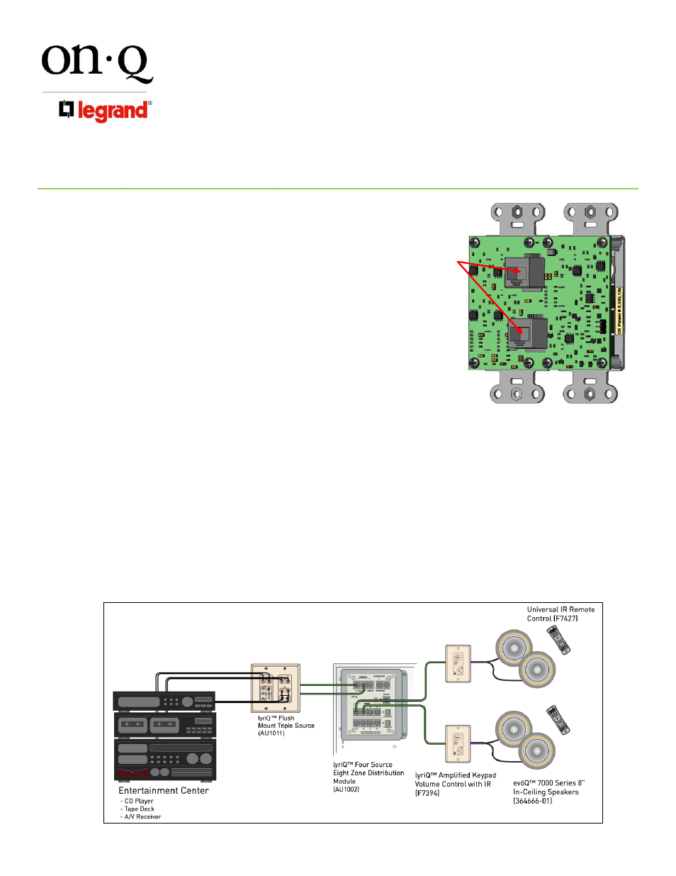 Is-0406 rev. a | Legrand AU1011-WH User Manual | Page 2 / 2