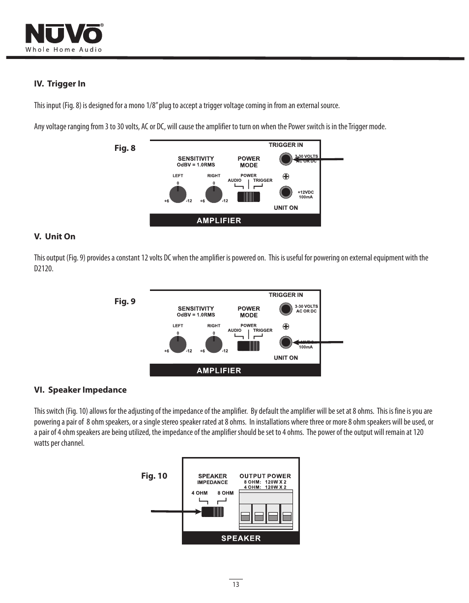 Legrand NV-D2120 User Manual | Page 13 / 16