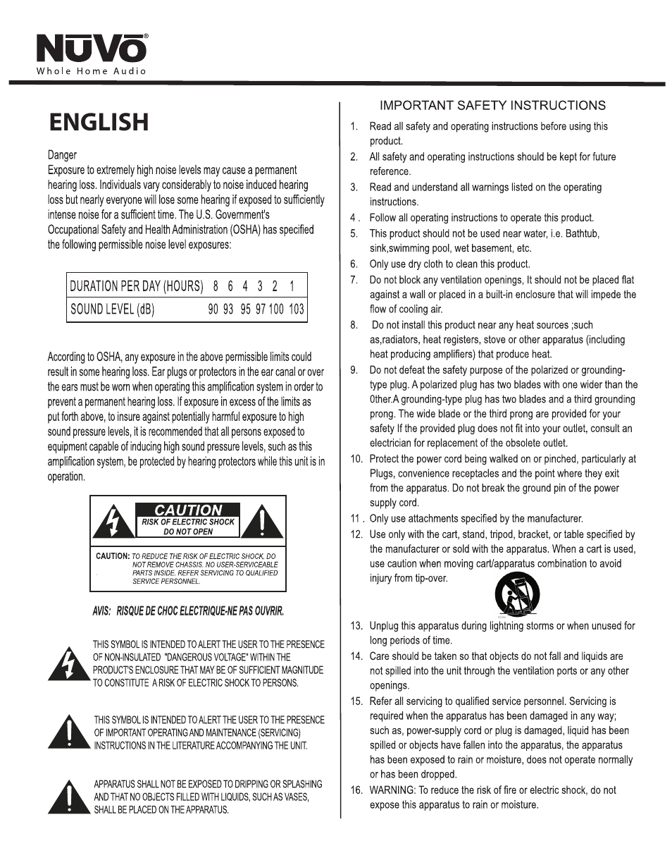 Legrand NV-D2120 User Manual | Page 3 / 16