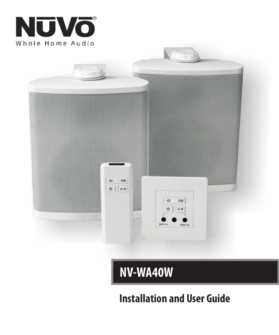 Legrand NV-WA40W User Manual | 16 pages