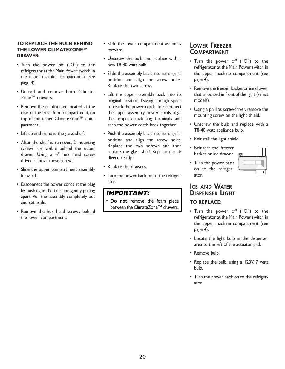Important | Cuno 111405-1 User Manual | Page 21 / 80
