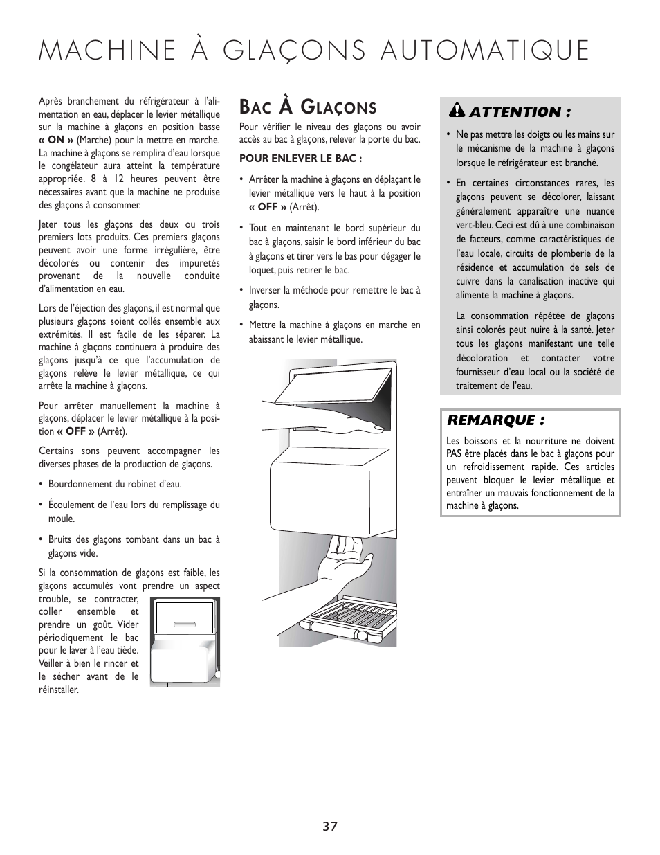 Remarque, Attention | Cuno 111405-1 User Manual | Page 38 / 80