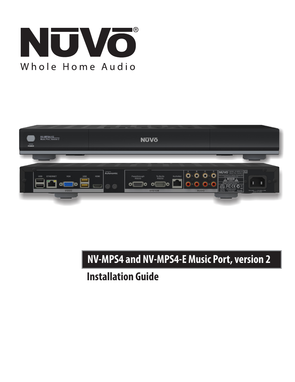 Legrand NV-MPS4V2 User Manual | 28 pages