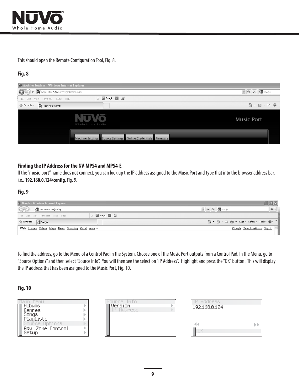 Accessing remote config | Legrand NV-MPS4V2 User Manual | Page 13 / 28