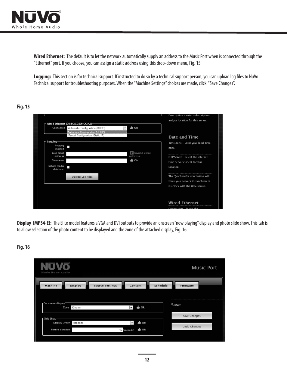 Display | Legrand NV-MPS4V2 User Manual | Page 16 / 28