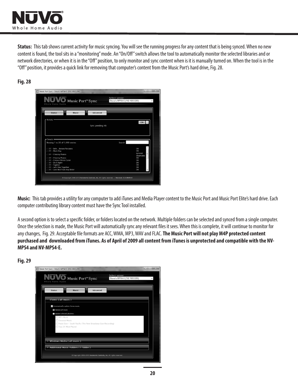 Music sync | Legrand NV-MPS4V2 User Manual | Page 24 / 28