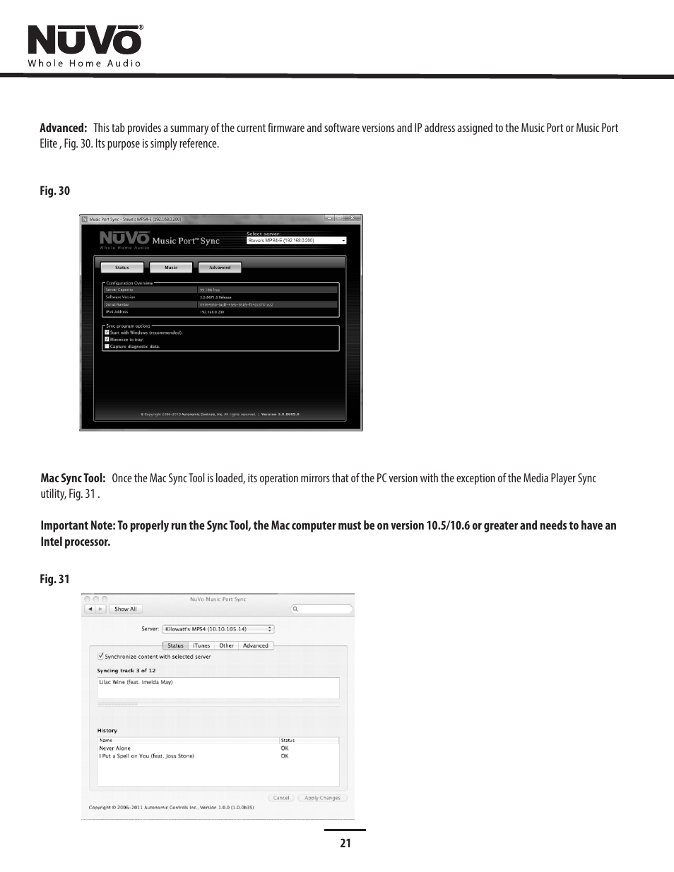 Advanced | Legrand NV-MPS4V2 User Manual | Page 25 / 28