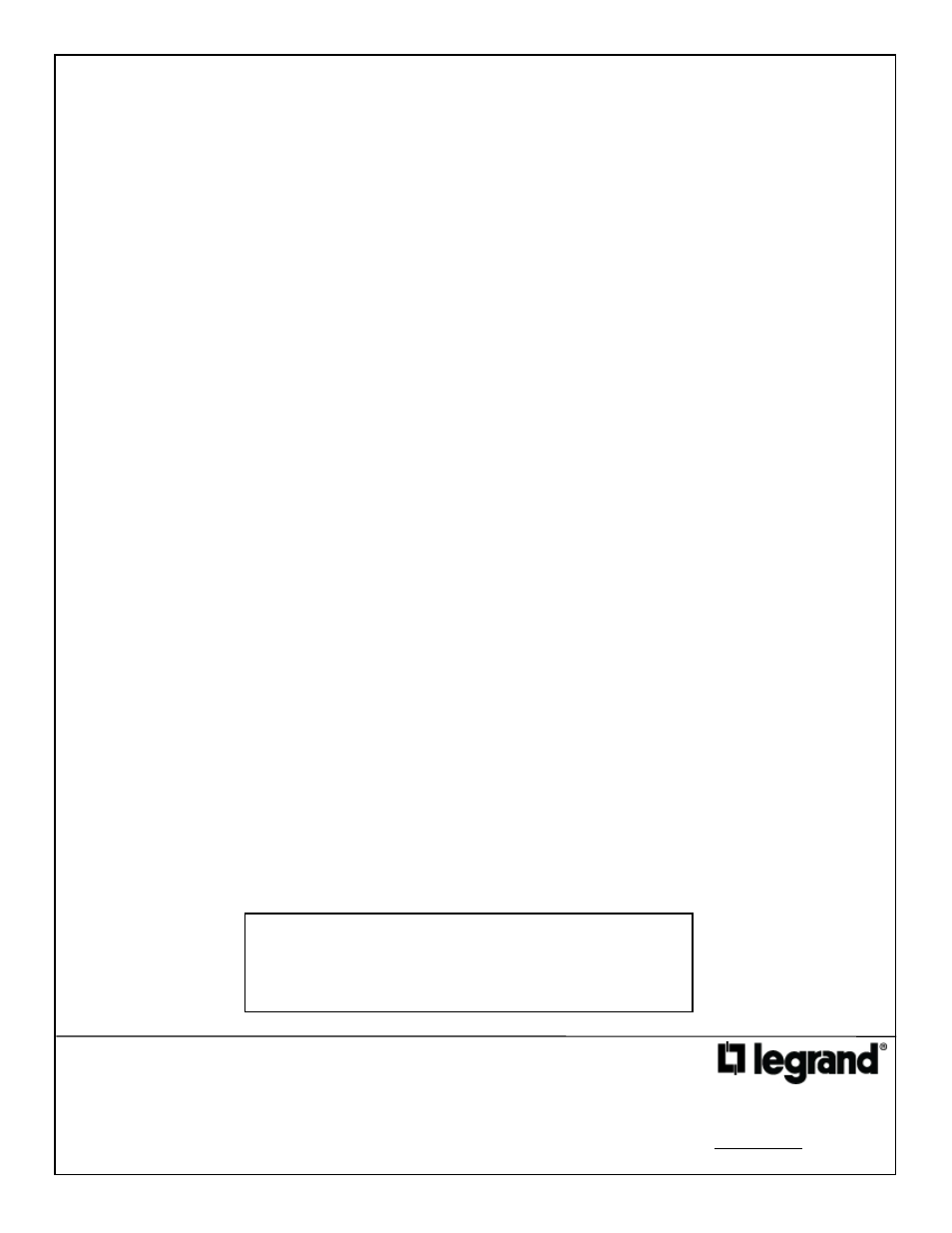 Legrand AU7007-LA User Manual | Page 2 / 2