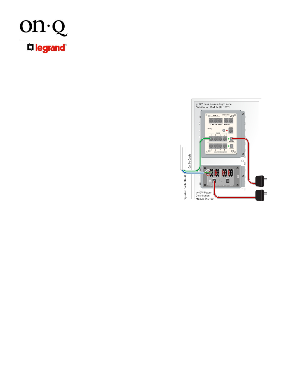 Is-0370 rev. o | Legrand AU1001 User Manual | Page 2 / 2