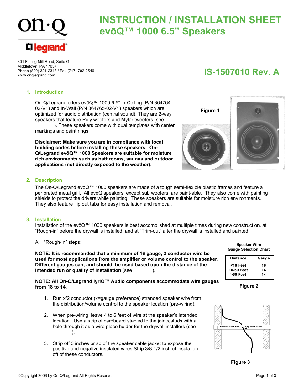 Legrand 364764-02-V1 User Manual | 9 pages