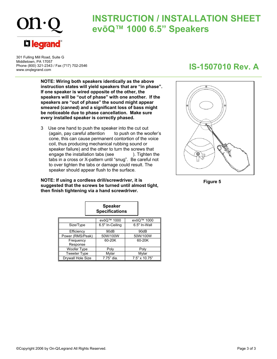 Legrand 364764-02-V1 User Manual | Page 3 / 9