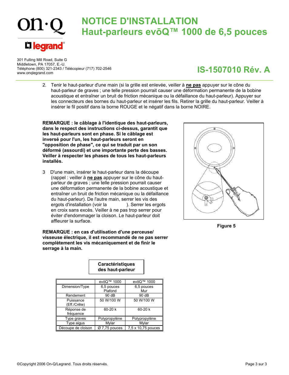 Legrand 364764-02-V1 User Manual | Page 6 / 9