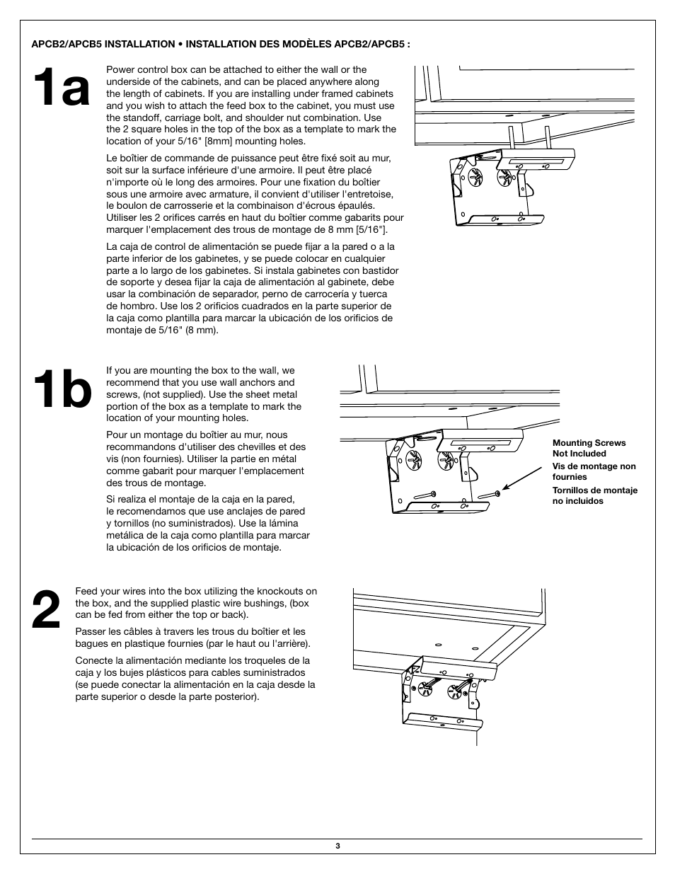 Legrand APCB2 User Manual | Page 3 / 8