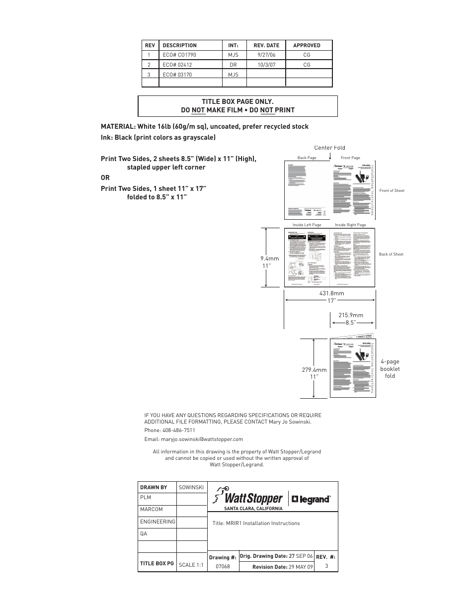 Legrand MRIR1 User Manual | 5 pages