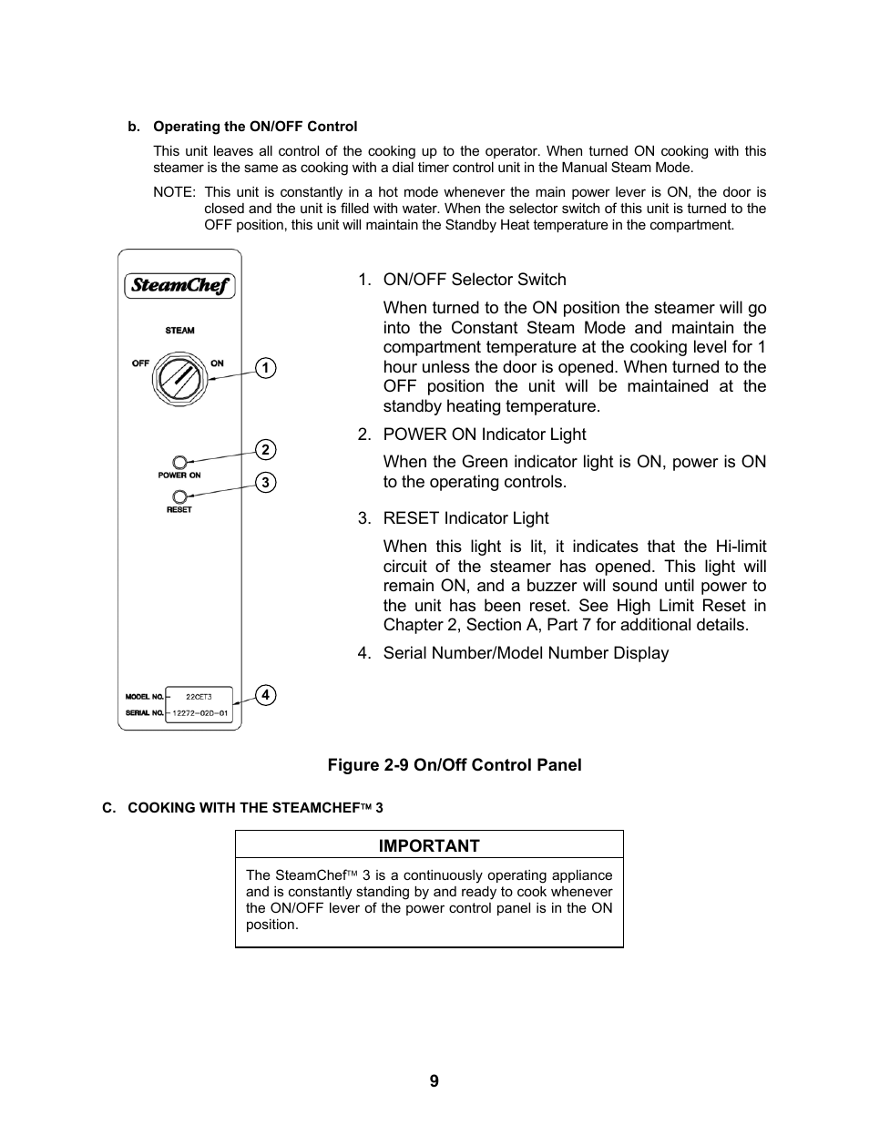 Cleveland Range Steam Cooker and Rethermalization Unit 22CET3A User Manual | Page 13 / 46