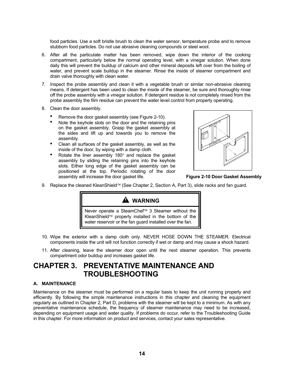Cleveland Range Steam Cooker and Rethermalization Unit 22CET3A User Manual | Page 18 / 46