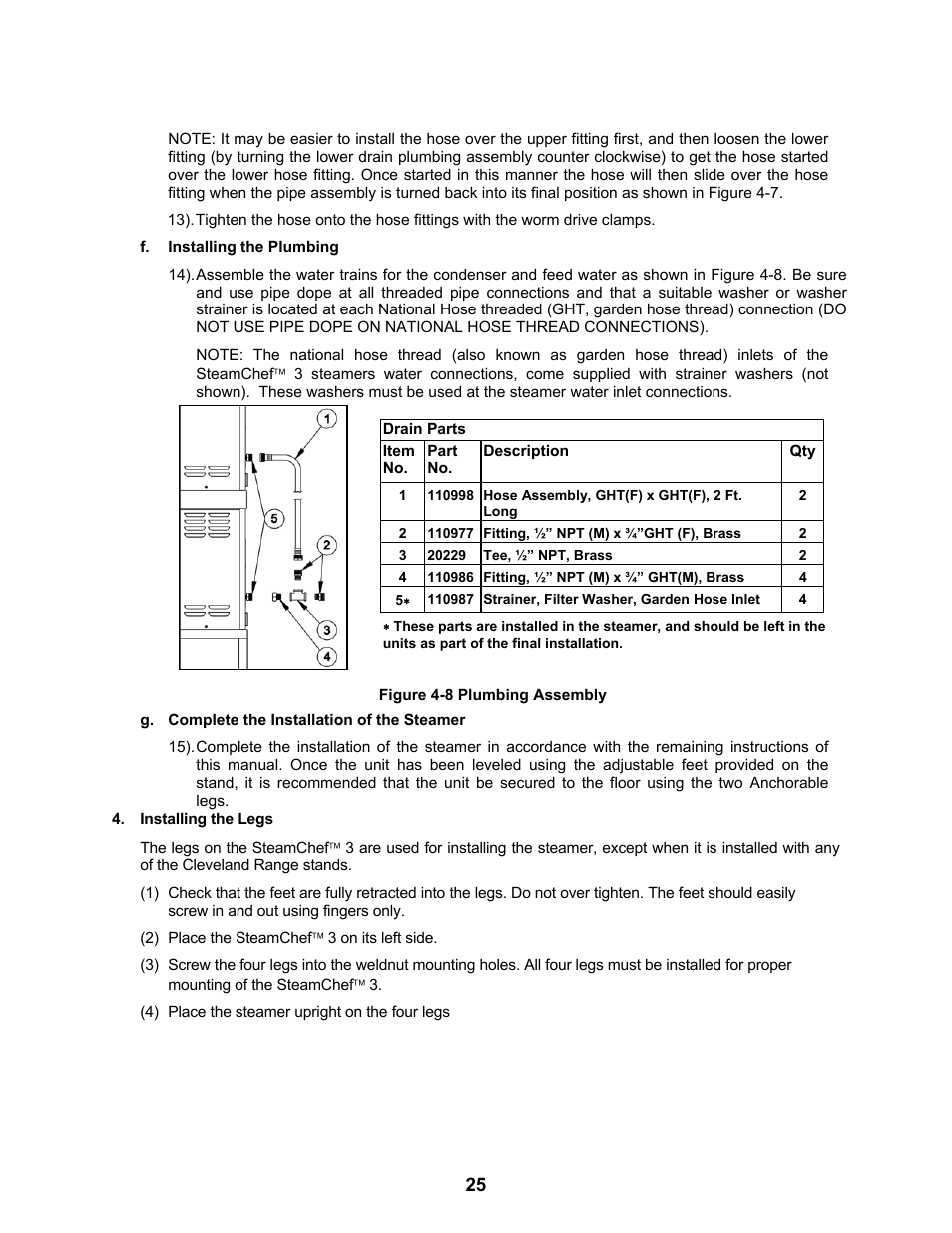 Cleveland Range Steam Cooker and Rethermalization Unit 22CET3A User Manual | Page 29 / 46