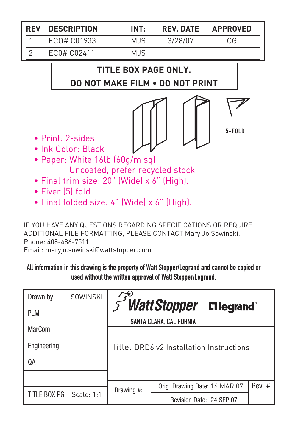 Legrand DRD6 v2 User Manual | Page 11 / 11