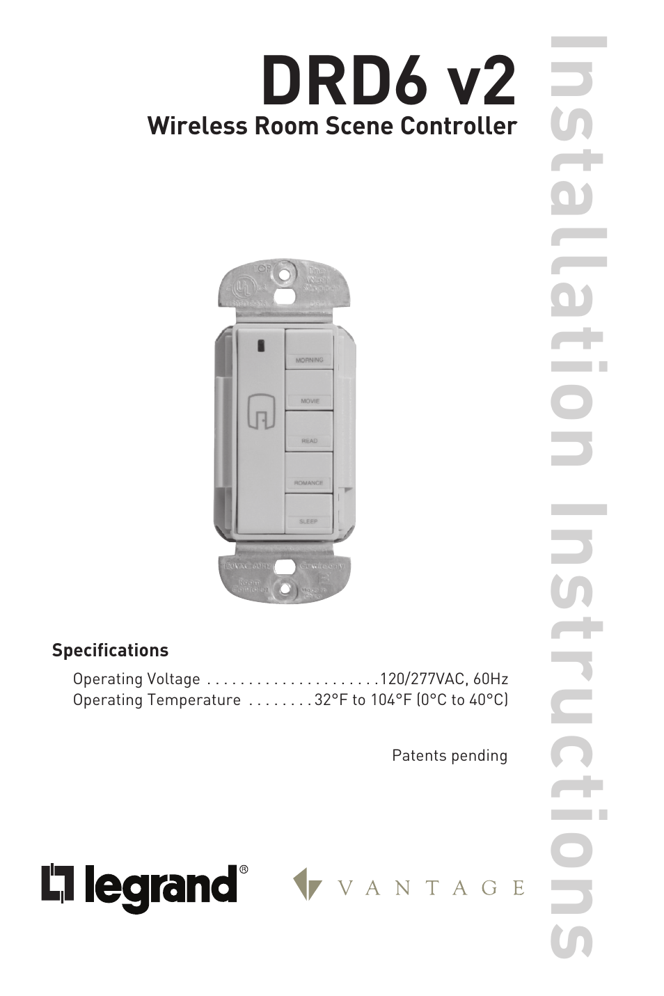 Drd6 v2 | Legrand DRD6 v2 User Manual | Page 5 / 11