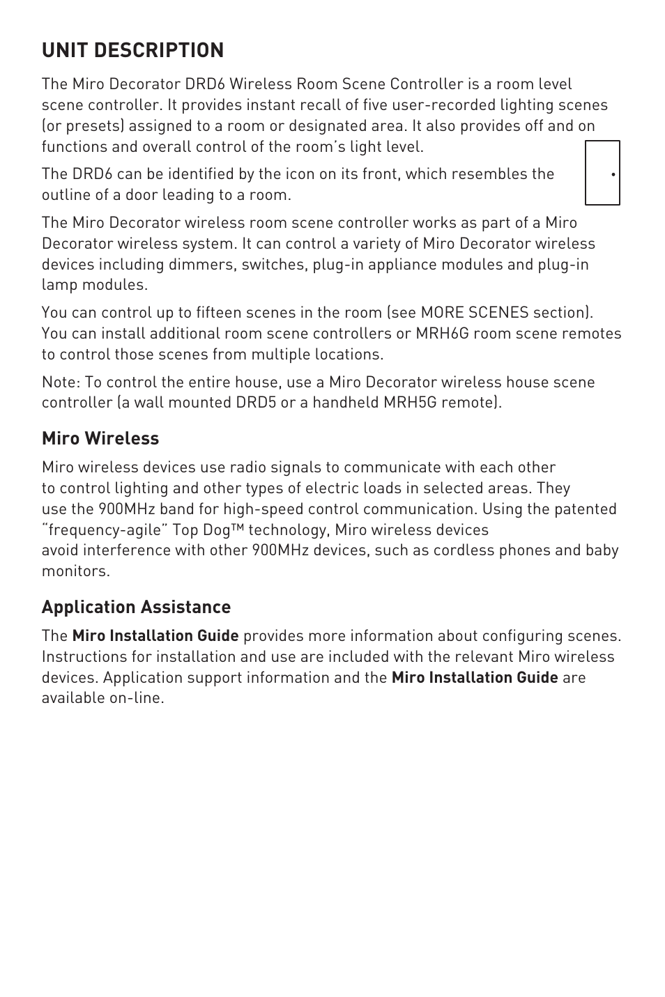 Unit description | Legrand DRD6 v2 User Manual | Page 6 / 11