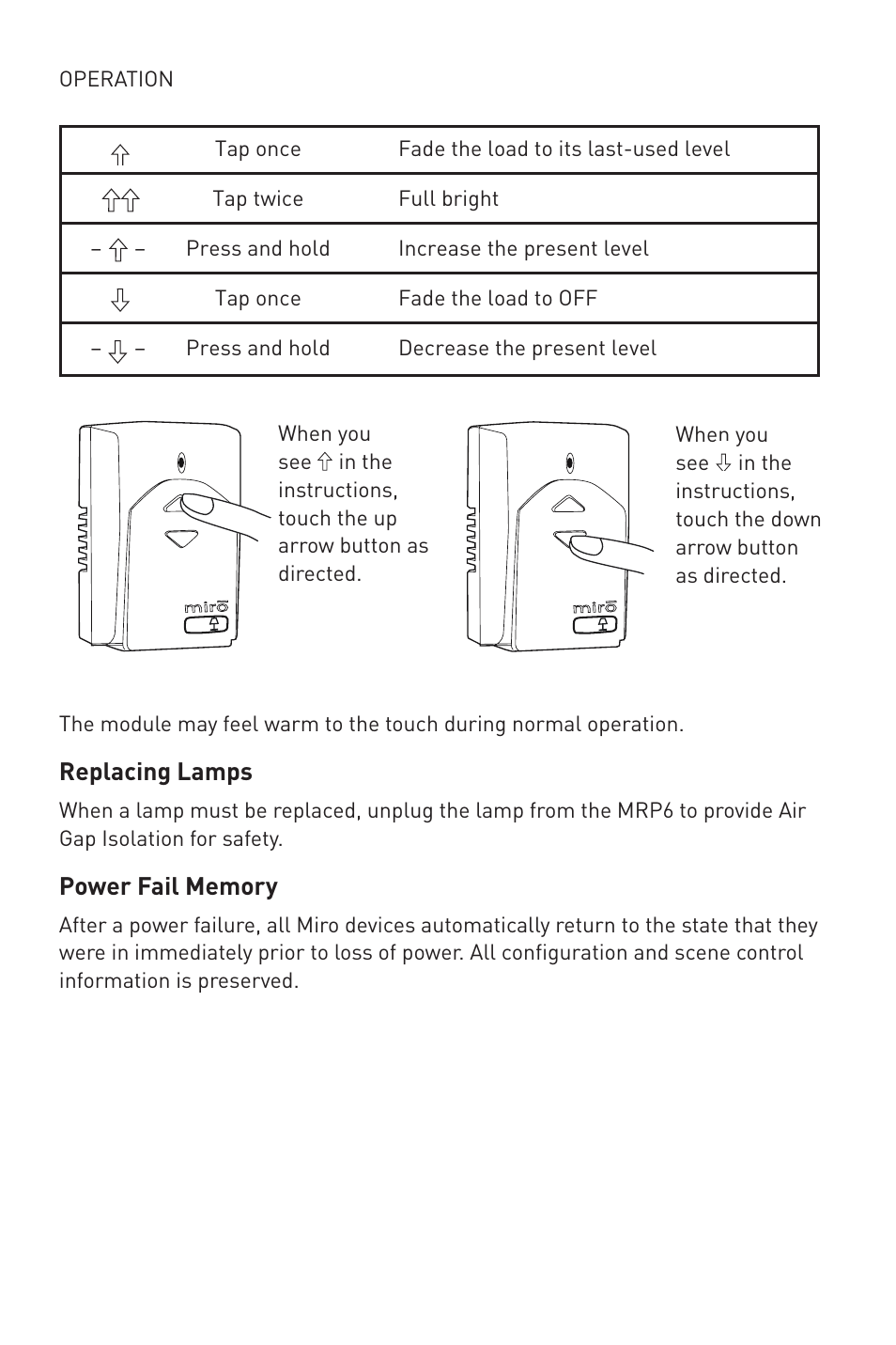 Legrand MRP6 User Manual | Page 8 / 9