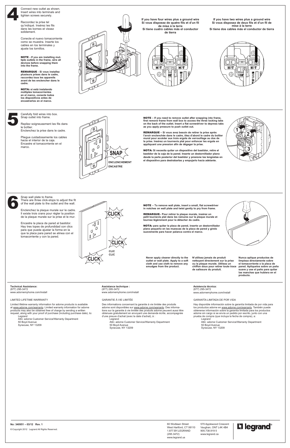 Legrand ARTR202 User Manual | Page 2 / 2