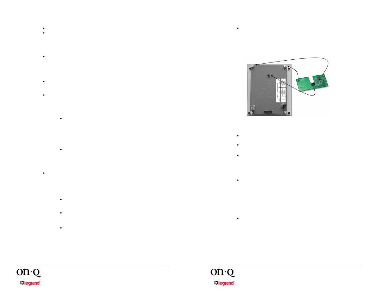 Legrand inQuire 1000 User Manual | Page 12 / 16