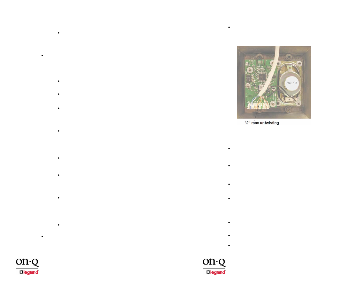 Legrand inQuire 1000 User Manual | Page 14 / 16