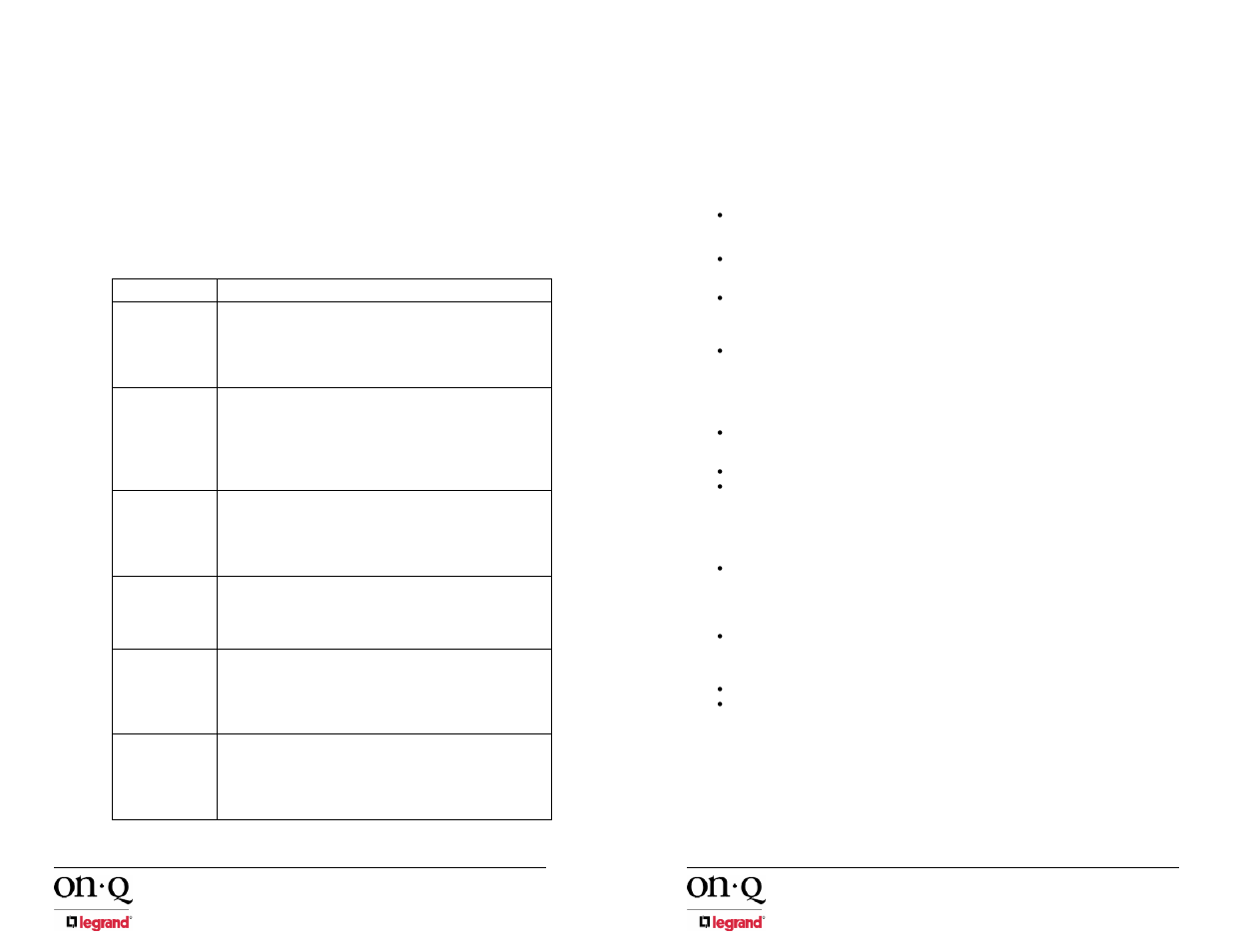 Legrand inQuire 1000 User Manual | Page 5 / 16