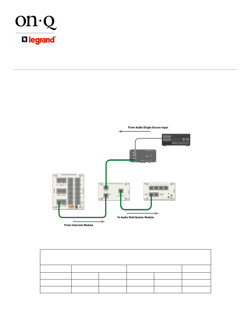 Is-0316 rev. c | Legrand IC1001 User Manual | Page 2 / 2