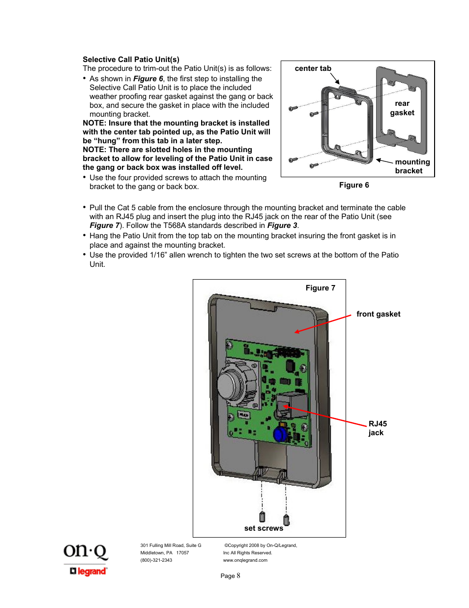 Legrand IC5400 User Manual | Page 12 / 26