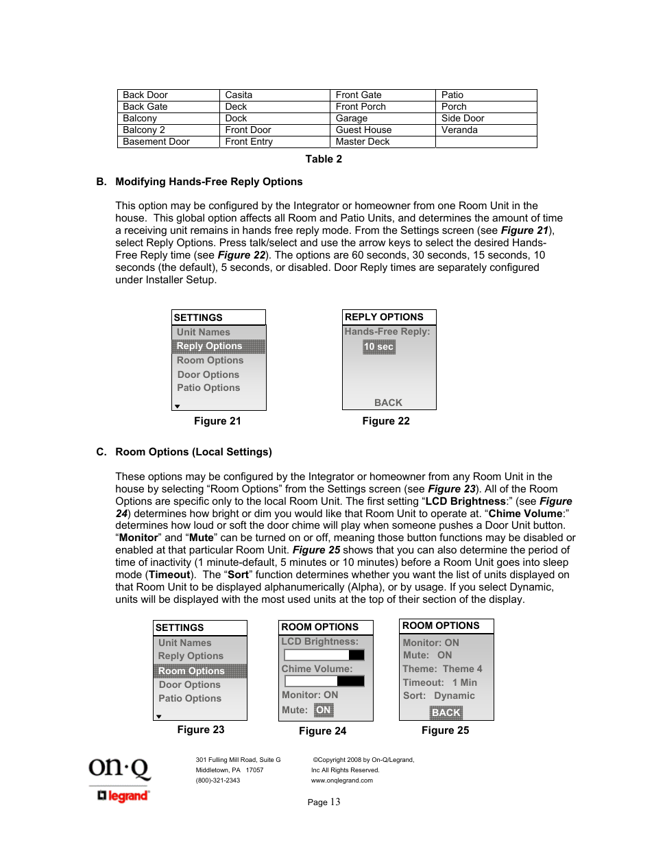 Legrand IC5400 User Manual | Page 17 / 26